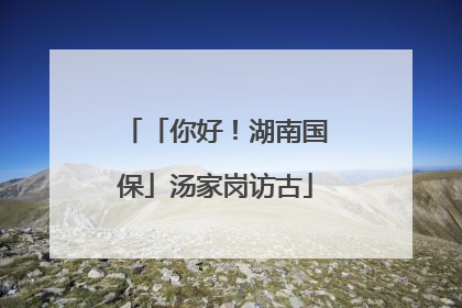 「你好！湖南国保」汤家岗访古