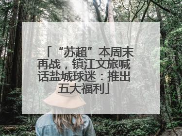 “苏超”本周末再战，镇江文旅喊话盐城球迷：推出五大福利