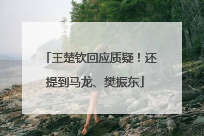 王楚钦回应质疑！还提到马龙、樊振东