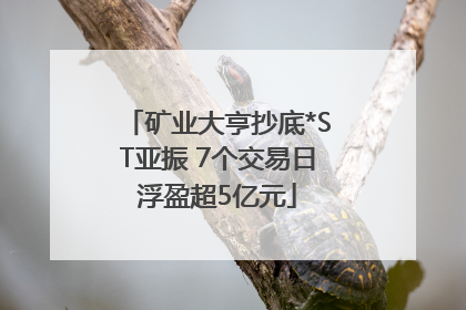 矿业大亨抄底*ST亚振 7个交易日浮盈超5亿元