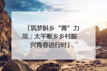 筑梦斛乡“青”力量：太平畈乡乡村振兴青春进行时
