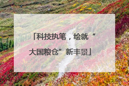 科技执笔，绘就“大国粮仓”新丰景