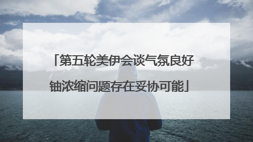 第五轮美伊会谈气氛良好 铀浓缩问题存在妥协可能