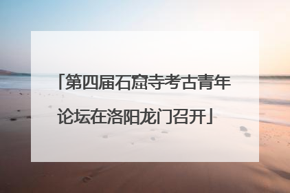 第四届石窟寺考古青年论坛在洛阳龙门召开