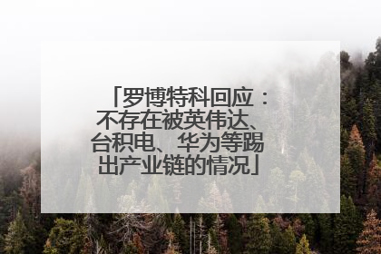 罗博特科回应：不存在被英伟达、台积电、华为等踢出产业链的情况