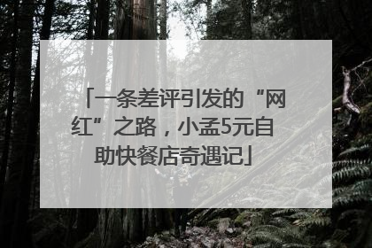 一条差评引发的“网红”之路，小孟5元自助快餐店奇遇记