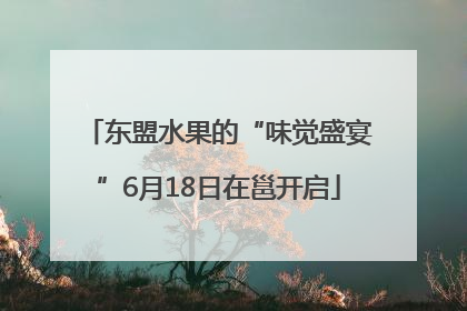 东盟水果的“味觉盛宴”6月18日在邕开启
