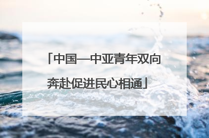 中国—中亚青年双向奔赴促进民心相通