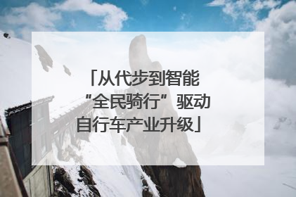 从代步到智能 “全民骑行”驱动自行车产业升级