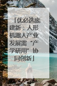 优必选庞建新：人形机器人产业发展需“产学研用”协同创新