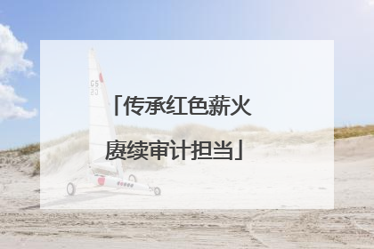 传承红色薪火 赓续审计担当
