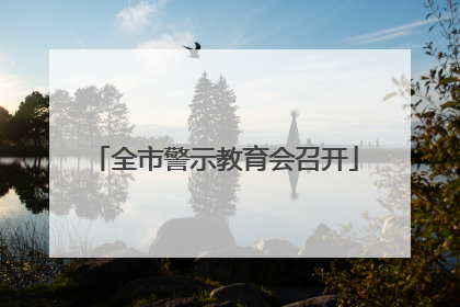 全市警示教育会召开