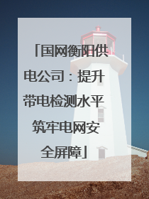 国网衡阳供电公司：提升带电检测水平 筑牢电网安全屏障