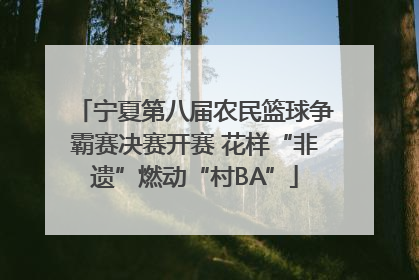 宁夏第八届农民篮球争霸赛决赛开赛 花样“非遗”燃动“村BA”