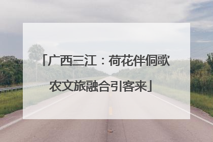 广西三江：荷花伴侗歌 农文旅融合引客来