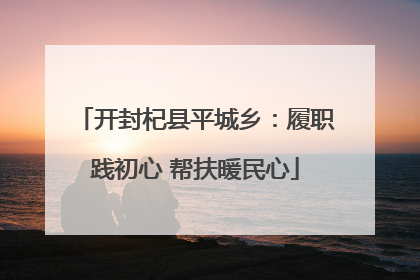 开封杞县平城乡：履职践初心 帮扶暖民心