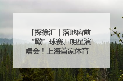探徐汇｜落地窗前“瞰”球赛、明星演唱会！上海首家体育特色高端酒店亮相