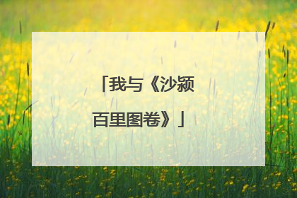 我与《沙颍百里图卷》