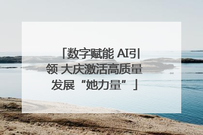 数字赋能 AI引领 大庆激活高质量发展“她力量”