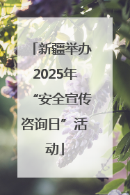 新疆举办2025年“安全宣传咨询日”活动