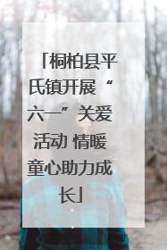 桐柏县平氏镇开展“六一”关爱活动 情暖童心助力成长