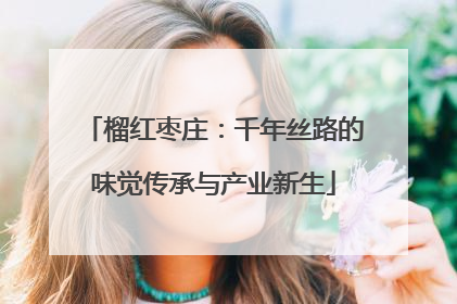 榴红枣庄：千年丝路的味觉传承与产业新生