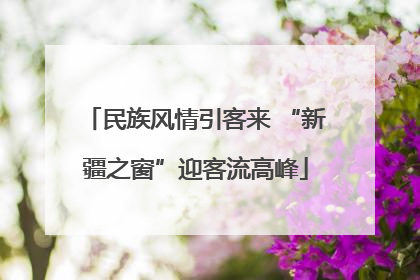 民族风情引客来 “新疆之窗”迎客流高峰