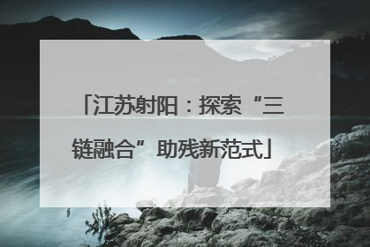 江苏射阳：探索“三链融合”助残新范式