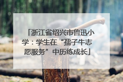 浙江省绍兴市鲁迅小学：学生在“孺子牛志愿服务”中历练成长