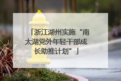 浙江湖州实施“南太湖党外年轻干部成长助推计划”