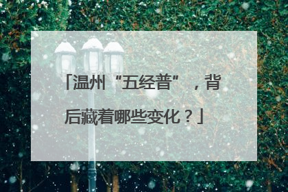 温州“五经普”，背后藏着哪些变化？