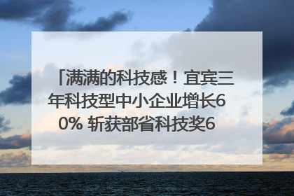 满满的科技感！宜宾三年科技型中小企业增长60% 斩获部省科技奖6项｜您牵挂的四川