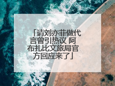 请刘亦菲做代言曾引热议 阿布扎比文旅局官方回应来了