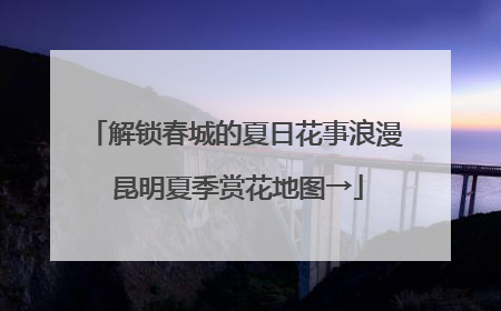解锁春城的夏日花事浪漫 昆明夏季赏花地图→