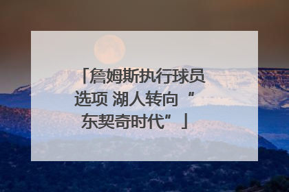 詹姆斯执行球员选项 湖人转向“东契奇时代”