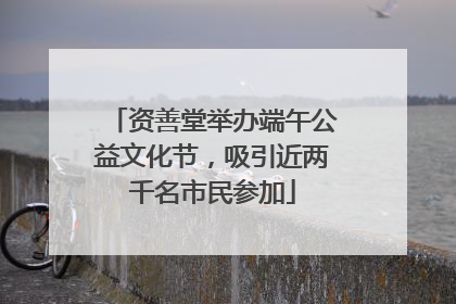 资善堂举办端午公益文化节，吸引近两千名市民参加