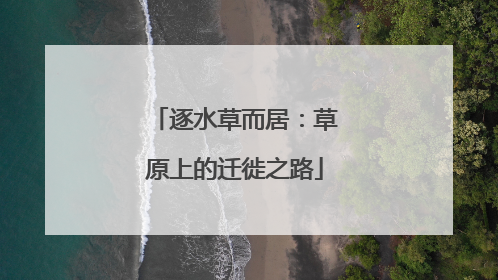 逐水草而居：草原上的迁徙之路