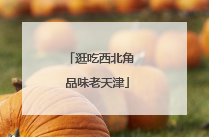 逛吃西北角 品味老天津