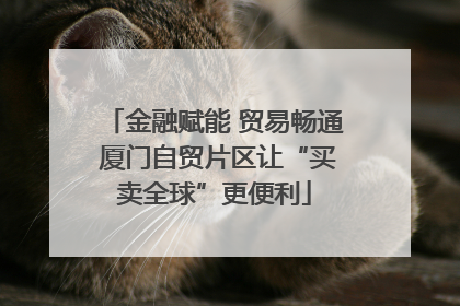 金融赋能 贸易畅通 厦门自贸片区让“买卖全球”更便利