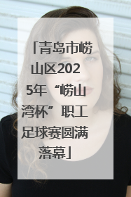 青岛市崂山区2025年“崂山湾杯”职工足球赛圆满落幕