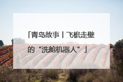 青岛故事丨飞檐走壁的“洗舱机器人”