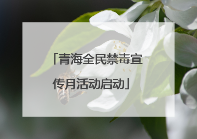 青海全民禁毒宣传月活动启动