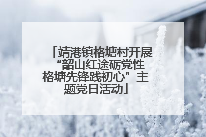 靖港镇格塘村开展“韶山红途砺党性 格塘先锋践初心”主题党日活动