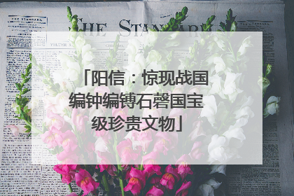 阳信：惊现战国编钟编镈石磬国宝级珍贵文物