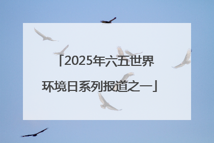 2025年六五世界环境日系列报道之一