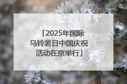 2025年国际马铃薯日中国庆祝活动在京举行