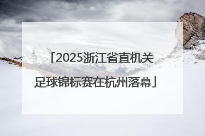 2025浙江省直机关足球锦标赛在杭州落幕