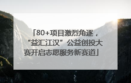 80+项目激烈角逐，“益汇江汉”公益创投大赛开启志愿服务新赛道