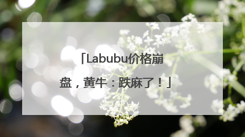 Labubu价格崩盘，黄牛：跌麻了！