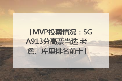 MVP投票情况：SGA913分高票当选 老詹、库里排名前十